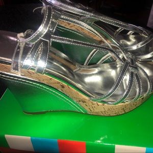 Charles David sandal wedge Sz 7